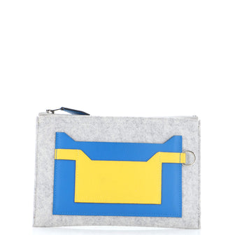 Hermes Toodoo Pouch Leather and Wool 19