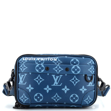 Louis Vuitton Nano Alpha Bag Atlantic Blue Monogram Canvas