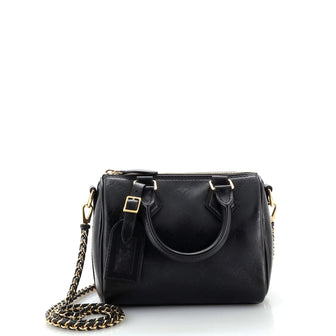 Louis Vuitton Speedy Bandouliere Bag Monogram Ink Embossed Lambskin BB