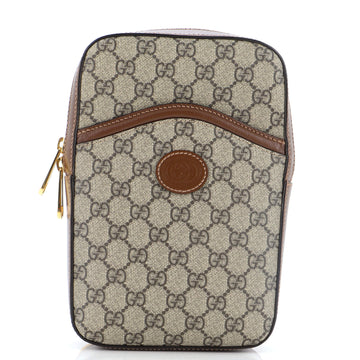 Gucci Interlocking G Patch Sling Bag GG Coated Canvas Small