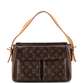 Louis Vuitton Viva Cite Handbag Monogram Canvas GM
