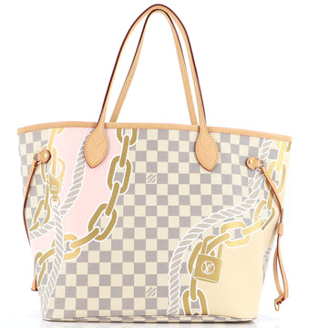Louis Vuitton Neverfull NM Tote Limited Edition Nautical Damier MM