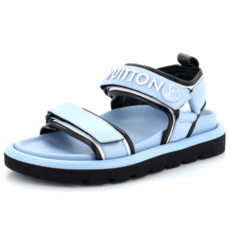 Louis Vuitton Women's Pool Pillow Flat Comfort Sandals Leather