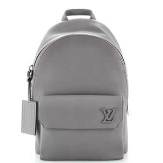 Louis Vuitton Aerogram Takeoff Backpack Leather Gray 257689133