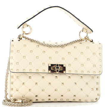 Valentino Garavani Rockstud Spike.Up Flap Bag Quilted Leather Medium