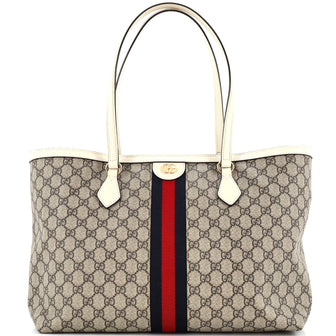 Gucci Ophidia Shopping Tote GG Coated Canvas Medium