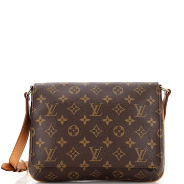 Louis Vuitton Musette Tango Handbag Monogram Canvas
