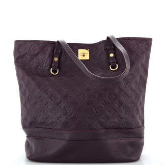 Louis Vuitton Citadine Handbag Monogram Empreinte Leather GM