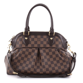 Louis Vuitton Trevi Handbag Damier PM Brown 2577001