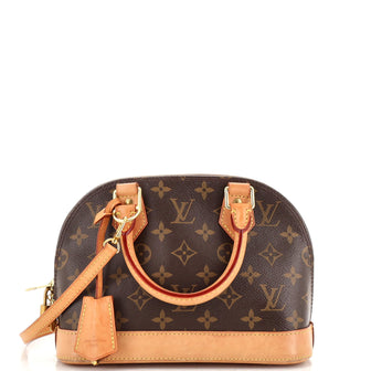 Louis Vuitton Alma Handbag Monogram Canvas BB