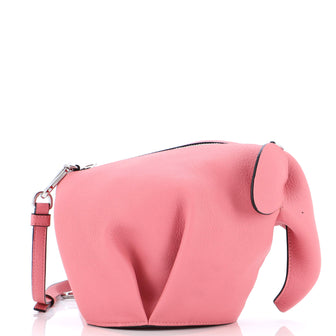 Loewe Elephant Crossbody Bag Leather Mini