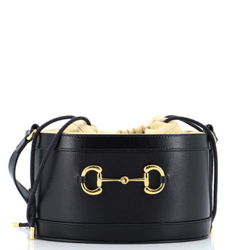 Gucci Horsebit 1955 Bucket Crossbody Bag Leather Small