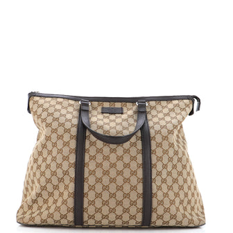 Gucci Joy Convertible Tote (Outlet) GG Canvas Large