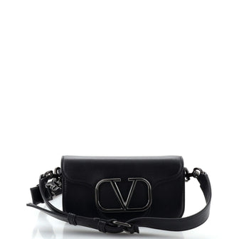 Valentino Garavani VLogo Flap Shoulder Bag Leather Mini