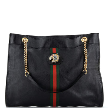 Gucci Rajah Chain Tote Leather Large