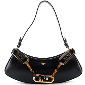 Fendi O’Lock Swing Shoulder Bag Leather