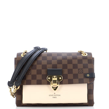 Louis Vuitton Vavin Handbag Damier with Leather PM