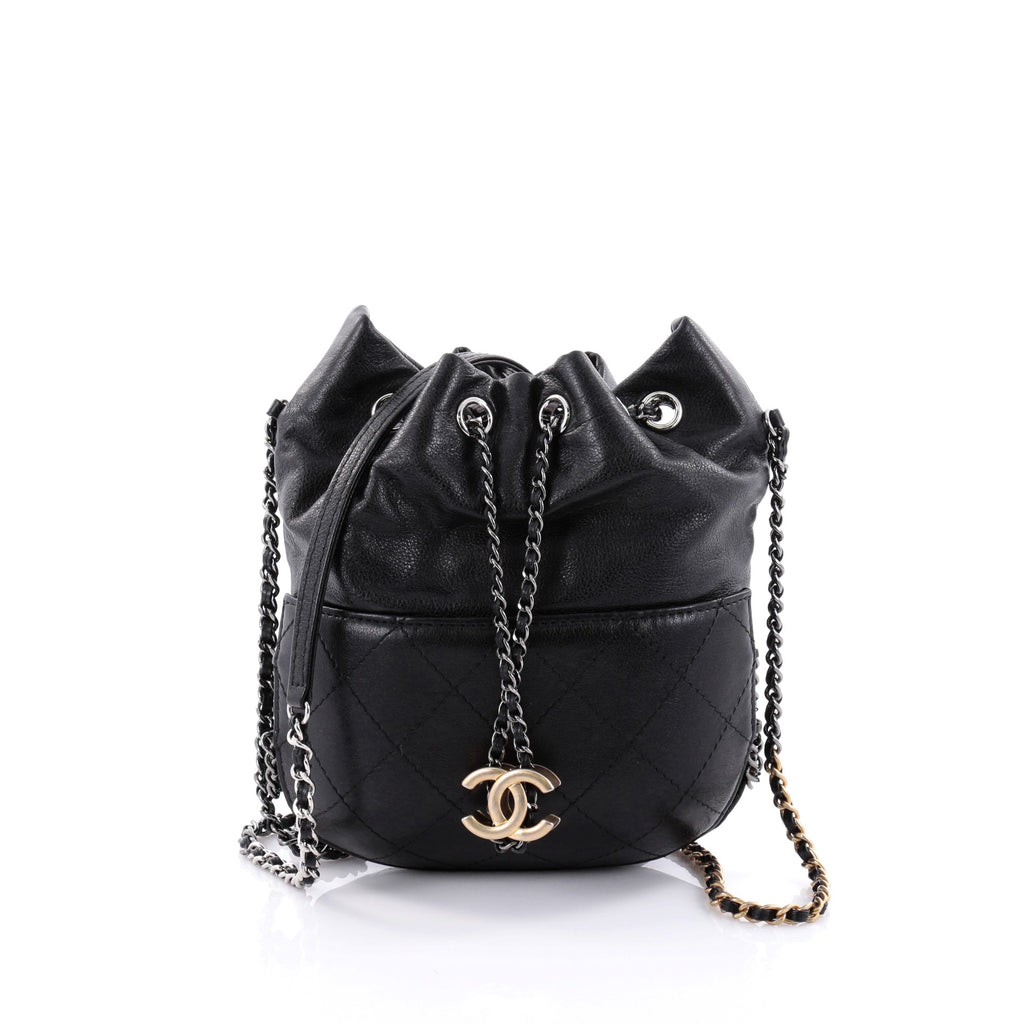 Buy Chanel Gabrielle Drawstring Bag Quilted Calfskin Small 2578302