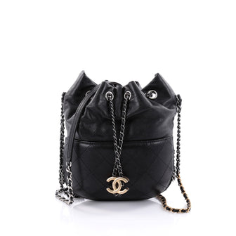 Chanel Gabrielle Drawstring Bag Quilted Calfskin Small 2578302