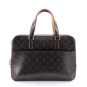 Louis Vuitton Mat Malden Handbag Monogram Vernis Gray 2578401