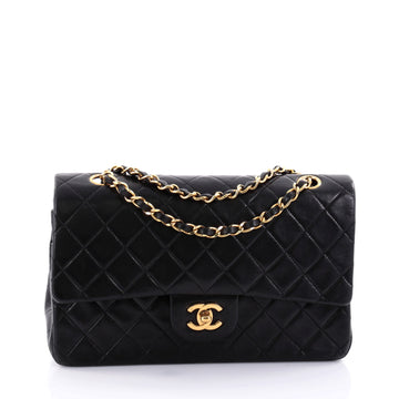 Chanel Vintage Classic Double Flap Bag Quilted Lambskin 2578402