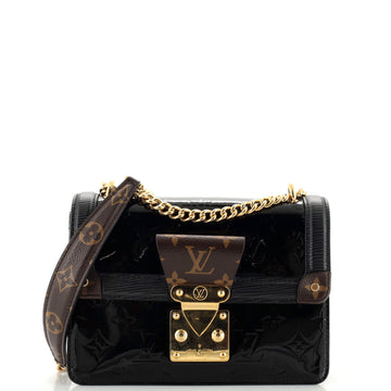 Louis Vuitton Wynwood Handbag Monogram Vernis with Monogram Canvas and Epi Leather