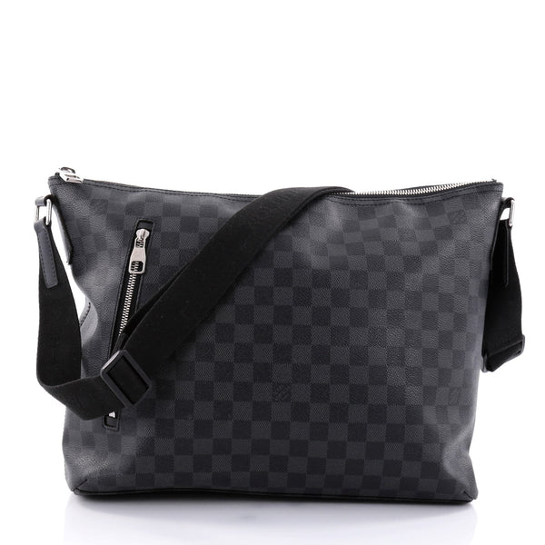 Louis Vuitton Mick MM Crossbody Messenger Bag In Damier Graphite