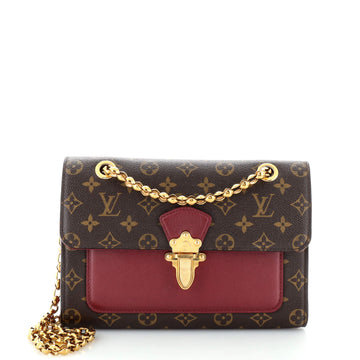 Louis Vuitton Victoire Handbag Monogram Canvas and Leather