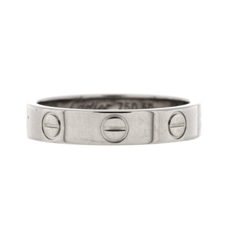 Cartier Love Wedding Band Ring 18K White Gold