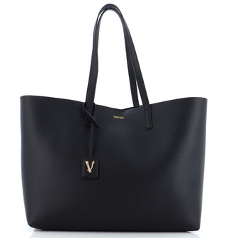 Versace Virtus Open Tote (Outlet) Leather Large