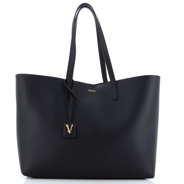 Versace Virtus Open Tote (Outlet) Leather Large