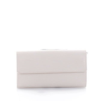 Louis Vuitton Sarah Wallet Epi Leather White 2580302