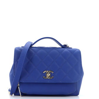 Chanel Business Affinity Flap Bag Quilted Caviar Small