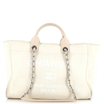 Chanel Deauville Tote Mixed Fibers Medium