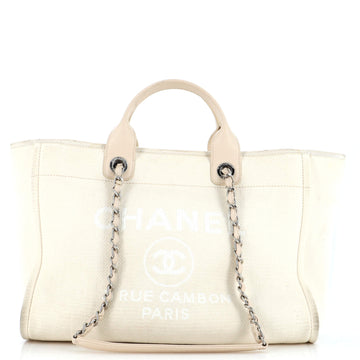 Chanel Deauville Tote Mixed Fibers Medium