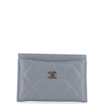 Chanel Classic Card Holder Quilted Caviar