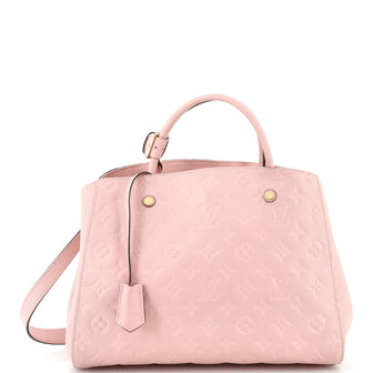 Louis Vuitton Montaigne Handbag Monogram Empreinte Leather MM