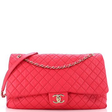 Chanel XXL Travel Flap Bag Quilted Calfskin Large
