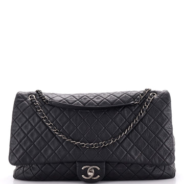 Chanel XXL Travel Flap Bag Quilted Calfskin Large