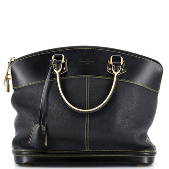 Louis Vuitton Suhali Lockit Handbag Leather GM