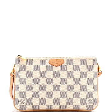 Louis Vuitton Double Zip Pochette Damier