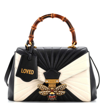 Gucci Queen Margaret Top Handle Bag Quilted Leather Medium