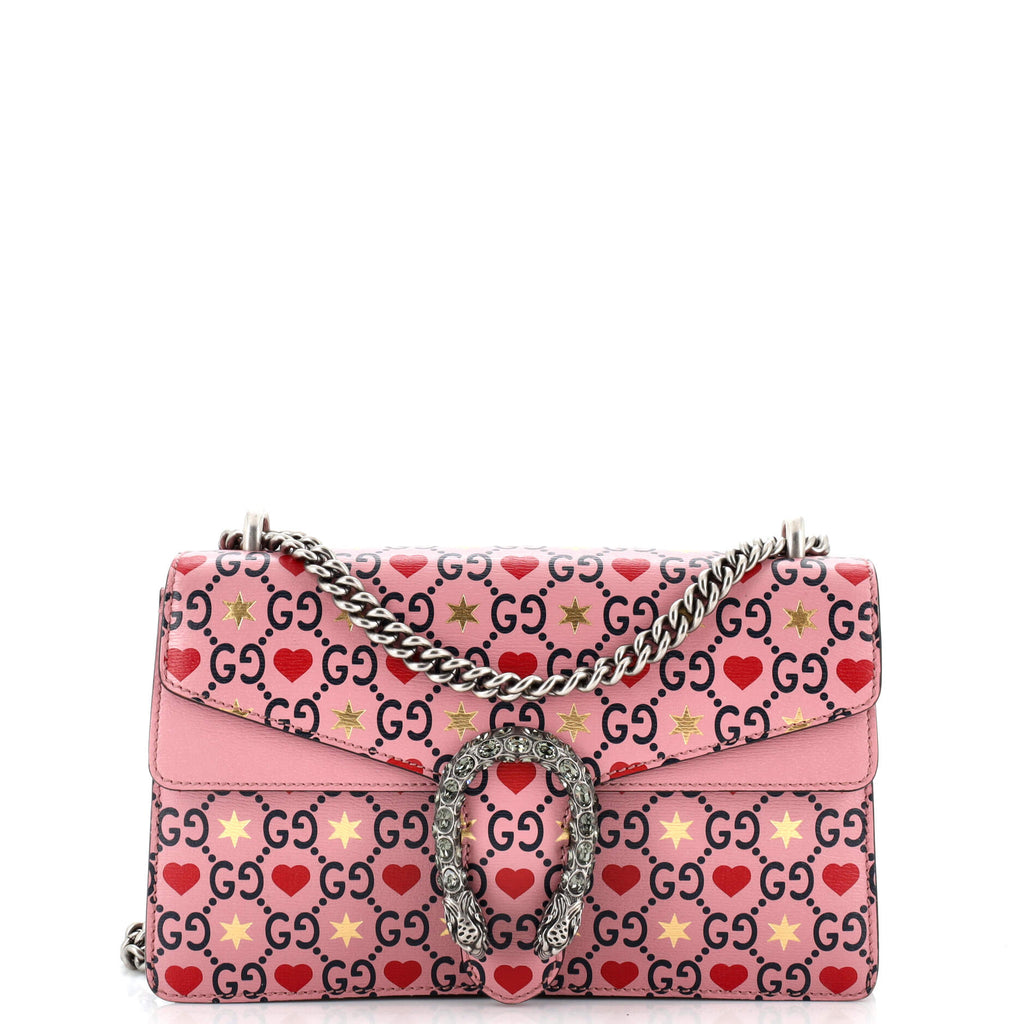 Gucci Dionysus Bag Limited Edition Valentines GG Printed Leather