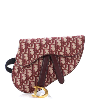Christian Dior Saddle Belt Bag Oblique Canvas