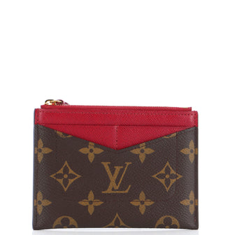 Louis Vuitton Zipped Card Holder Monogram Canvas