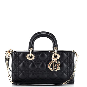 Christian Dior Lady D-Joy Bag Cannage Quilt Lambskin Small