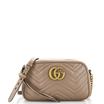 Gucci GG Marmont Shoulder Bag Matelasse Leather Small