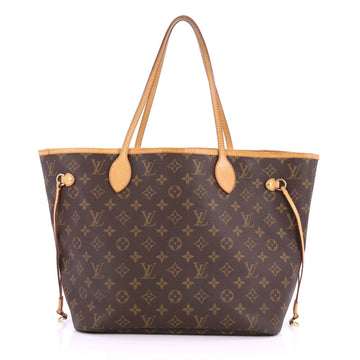 Louis Vuitton Neverfull Tote Monogram Canvas MM Brown 2582802
