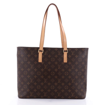 Louis Vuitton Luco Handbag Monogram Canvas Brown 2582803