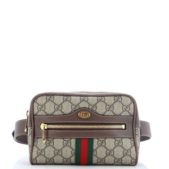Gucci Ophidia Belt Bag GG Coated Canvas Small